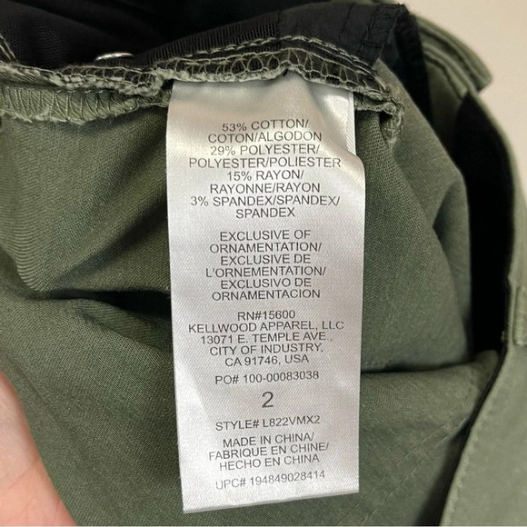 NEW Wit & Wisdom Shorts 2 Olive Green Ab-Solution Stretch Twill Mid Length NWT - Picture 5 of 9